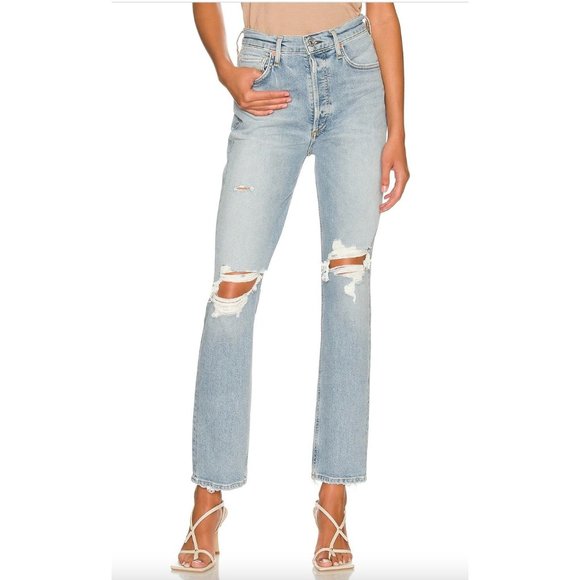 Citizens of Humanity Sabine High Rise Straight Jeans Size 30 in Confession - Picture 1 of 5